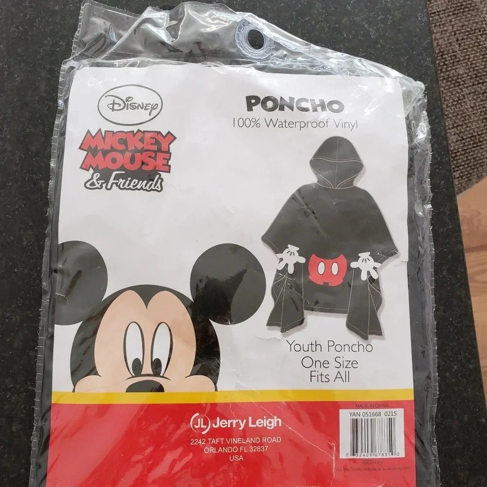 Mickey mouse poncho